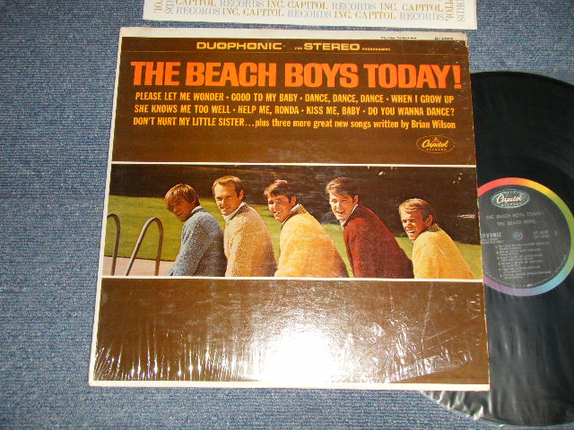 画像1: The BEACH BOYS - THE BEACH BOYS TODAY (A)DT1-2269-X6 TH     A)DT2-2269-X8 TH-) "TERRA HAUTE Press" (MINT-/Ex++) / 1965 US AMERICA ORIGINAL "DUOPHONIC STEREO" Used LP