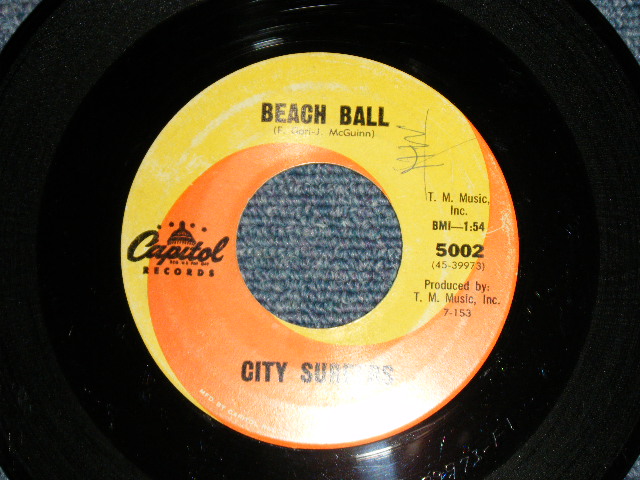 画像1: CITY SURFERS (TERRY MELCHER Works)  - A)POWDER PUFF   B)50 MILES TO GO (Ex++/Ex++ SWOL）/ 1963 US AMERICA ORIGINAL Used 7" Single