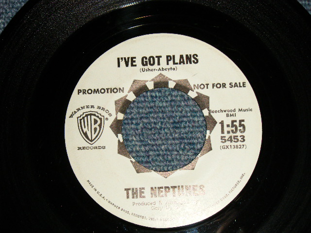 画像1: The NEPTUNES(GARY USHER Works)  - A)SHAME GIRL   B)I'VE GOT PLANS(MINT-/MINT-）/ 1964 US AMERICA ORIGINAL "WHITE LABEL PROMO" Used 7" Single