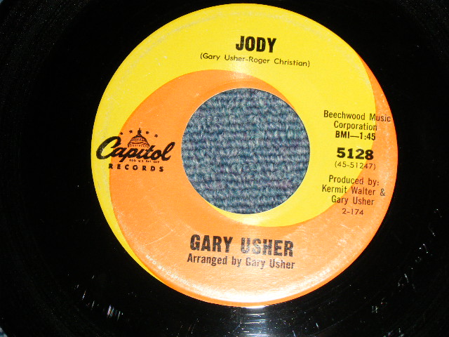 画像1: GARY USHER - A)JODY   B)THE BEETLE (Ex++ Looks:Ex/Ex++ Looks:Ex WOL)  / 1964 US AMERICA ORIGINAL Used 7" Single 