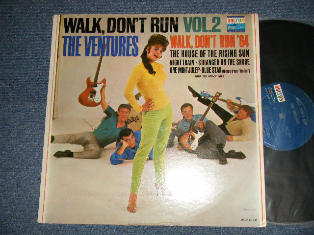 画像1: THE VENTURES - WALK DON'T RUN VOL.2 (Matrix #A) BLP-2031-2 SIDE-1 B) BLP-2031-2  SIDE-2) (Ex/Ex EDSP) / 1964 US AMERICA ORIGINAL 1st Press "SWEAT SIRT Version"  1st Press "BLUE with SILVER PRINT Label" MONO Used LP 