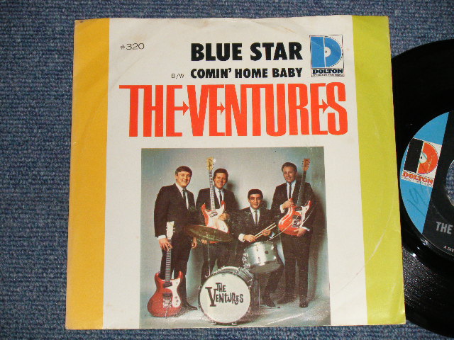 画像1: THE VENTURES - A)BLUE STAR  B)COMIN' HOME BABY ((Ex++, VG/Ex SPLIT, WOL) / 1966 US AMERICA ORIGINAL " with PICTURE SLEEVE" "D Mark Label" Used 7" Single