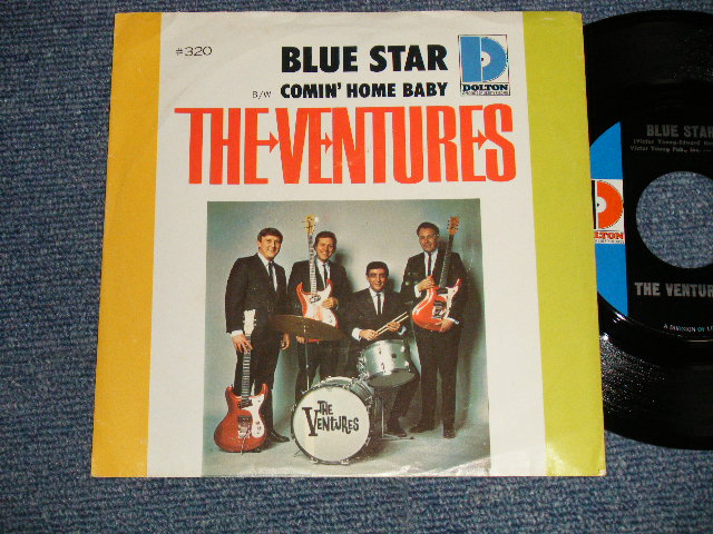 画像1: THE VENTURES - A)BLUE STAR  B)COMIN' HOME BABY (Ex++/MINT) / 1966 US AMERICA ORIGINAL " with PICTURE SLEEVE" "D Mark Label" Used 7" Single