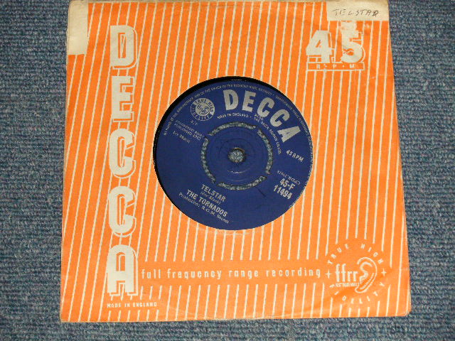画像1: THE TORNADOS - A)TELSTAR   B)JUNGLE FEVER  (Ex+++/Ex+++) / 1962 UK ENGLAND ORIGINAL Used 7" Single 