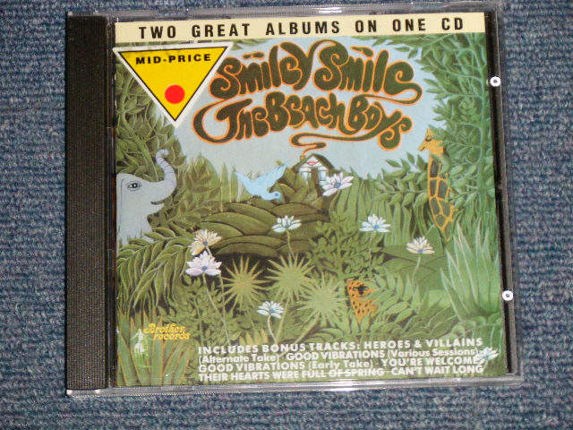画像1: THE BEACH BOYS - Smiley Smile / Wild Honey (2 in 1  +BONUS TRACKS) (NEW) / 1990 UK ENGLAND + EUROPE "BRAND NEW" CD 