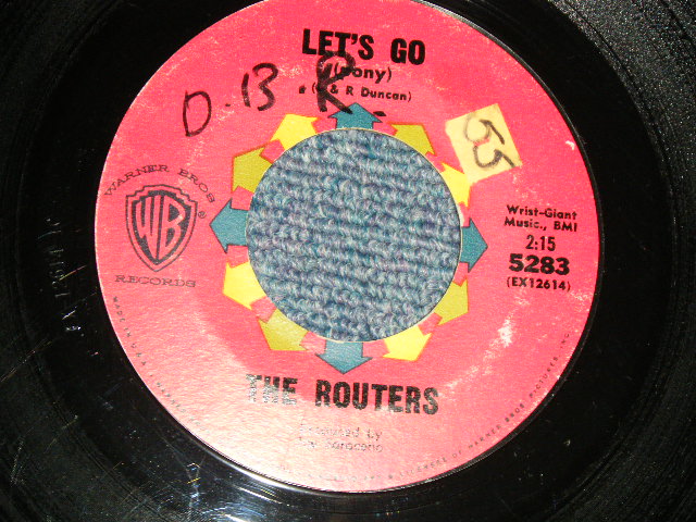画像1: THE ROUTERS - A)LET'S GO   B)MASHY (Ex++/Ex++ / 1962 US AMERICA ORIGINAL Used 7" 45 rpm Single 