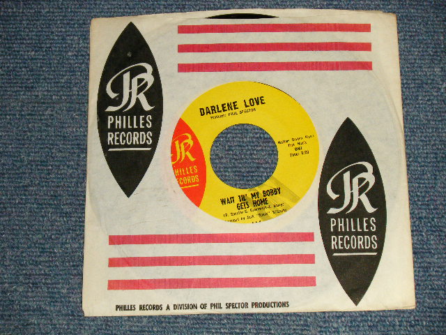 画像1: DARLENE LOVE - A) WAIT TIL' MY BOBBY GETS HOME  B) TAKE IT FROM ME (Ex++/Ex++ "NR" STAMP) / 1964 Version US AMERICA  ORIGINAL "YELLOW LABEL" Used 7" SINGLE 