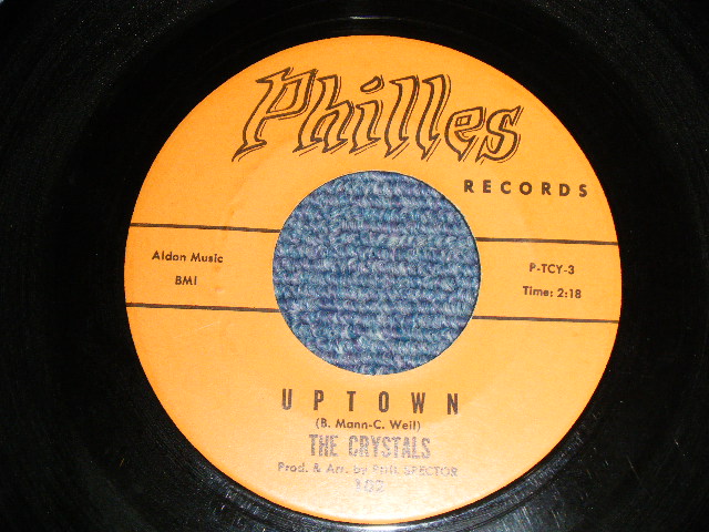 画像1: THE CRYSTALS - UPTOWN (ORANGE LABEL)(Ex++/Ex++) / 1962 US AMERICA,ORIGINAL Used 7" SINGLE