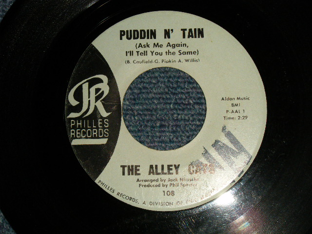 画像1: The ALLEY CATS - A) PUDDIN N' TAIN  B) FEEL SO GOOD (Ex+/Ex "Nr" STP) / 1962 US AMERICA ORIGINAL "BLUE Label" Used 7" SINGLE 