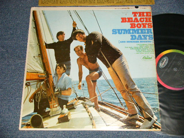 画像1: The BEACH BOYS -SUMMER DAYS (Matrix #A)T-1-2354-F1  IAM in TRIANGLE A)T-2-2354-F1  IAM in TRIANGLE) "SCRANTON Master Cut in PENSYLVANIA" (Ex++/Ex++ B-1,2:Ex) / 1965 US AMERICA ORIGINAL 1st Press "BLACK with RAINBOW RING Label" MONO Used LP