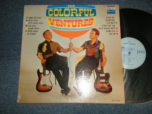 画像1: THE VENTURES - THE COLORFUL VENTURES (Matrix #A)BLUE HORIZON - BLP-2008-SIDE-1-CH-2 B)BLUE HORIZON - BLP-2008-SIDE-2-CH-2) "SIDE-ONE" Credit Label ) (Ex++/Ex+) / 1961 US AMERICA ORIGINAL "LIGHT BLUE Label" MONO Used LP 