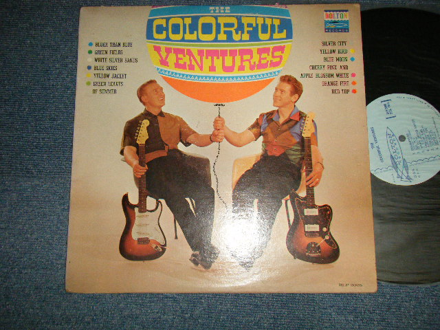 画像1: THE VENTURES - THE COLORFUL VENTURES (Matrix #A)BLUE HORIZON - BLP-2008-SIDE-1-CH-2 B)BLUE HORIZON - BLP-2008-SIDE-2-CH-1) "SIDE-ONE" Credit Label ) (Ex++, Ex+/Ex++) / 1961 US AMERICA ORIGINAL "LIGHT BLUE Label" MONO Used LP 