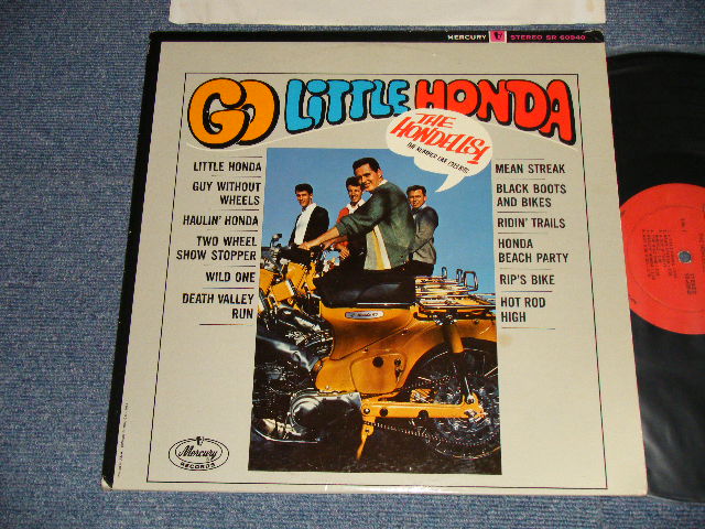 画像1: THE HONDELLS - GO LITTLE HONDA  (Ex++/Ex++ Looks:Ex+)  / 1965? Version US AMERICA  "BLACK MERCURY" Label STEREO Used LP 