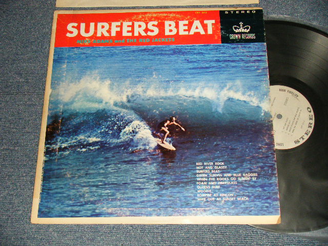 画像1: MIKE ADAMS & AND THE REDJACKETS - SURFERS BEAT(Ex-/Ex+ Looks:Ex++Tape Seam) / 1963 US AMERICA STEREO Used LP