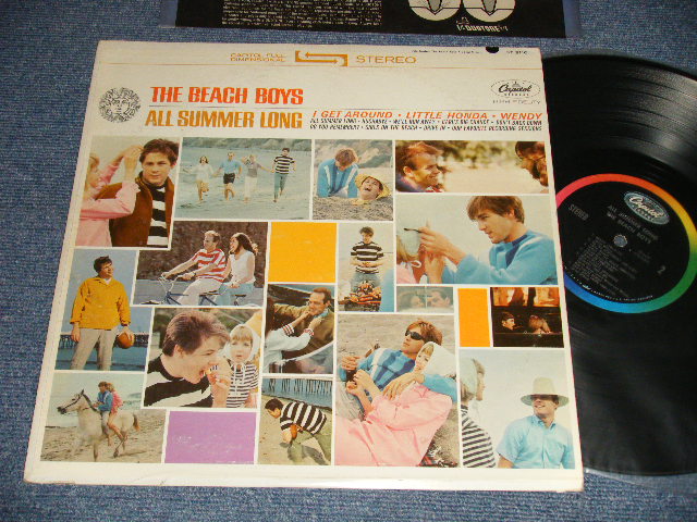 画像1: The BEACH BOYS - ALL SUMMER LONG ("DON'T BACK DOWN" on FRONT Cover) (Matrix#A)ST-1-2110-A 6 ＊ B)ST-2-2110-A 9 ) "Los Angeles Press in CA" (Ex++/Ex+++)/ 1964 US AMERICA ORIGINAL 2nd Press Jacket with"DON'T BACK  DOWN" STEREO Used LP