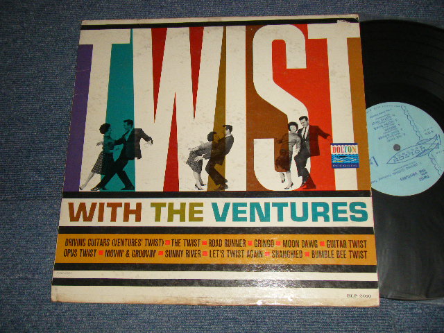 画像1: THE VENTURES - TWIST PARTY VOL.2 (Matrix # A) BLP 2010  Side-1-1G   B) BLP 2010  Side-2-1F) (Ex/E+ TAPE SEAM, TEAROFC) / 1962 US AMERICA ORIGINAL 1st Press "LIGHT BLUE  Label" MONO Used LP 