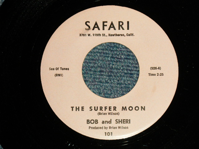 画像1: BOB & and SHERI  - A)THE SURFER MOON (BRIAN WILSON Works)  B)HUMPTY DUMPTY (MINT-/MINT-) / 1970's US AMERICA REISSUE Used 7" Single 