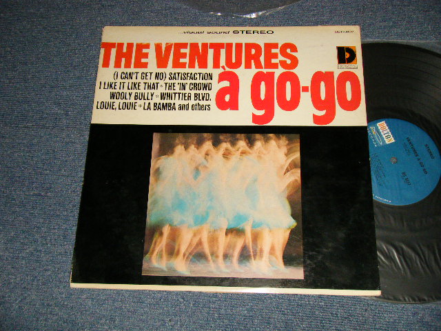 画像1: THE VENTURES - A GO-GO (Ex/Ex++ Looks:Ex++ EDSP) / 1965 Version US AMERICA 2nd Press "BLUE with BLACK Print Label" STEREO Used LP 