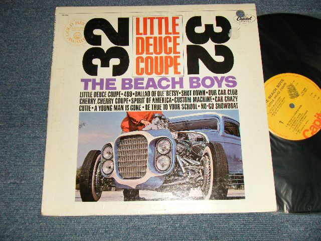 画像1: The BEACH BOYS - LITTLE DEUCE COUPE (12 TRACKS) (Ex++/Ex+++ BB for PROMO) / 1976 Version US AMERICA STRAIGHT REISSUE "PROMO BB HOLE"  "YELLOW Label"  Used LP