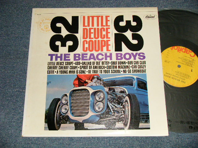 画像1: The BEACH BOYS - LITTLE DEUCE COUPE (12 TRACKS) (Ex++/MINT-) / 1976 Version US AMERICA STRAIGHT REISSUE "YELLOW Label"  Used LP