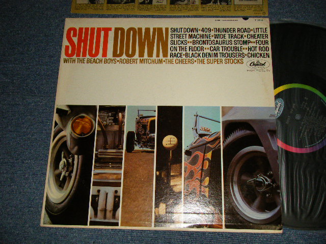 画像1: V.A. Various Omnibus - SHUT DOWN ( "SCRANTON Press in PENSYLVANIA"  )(Ex++, Ex/Ex+++ B-6:Ex++ WOBC) / 1963 US AMERICA ORIGINAL 1st Press "BLACK with Rainbow Label" MONO Used LP