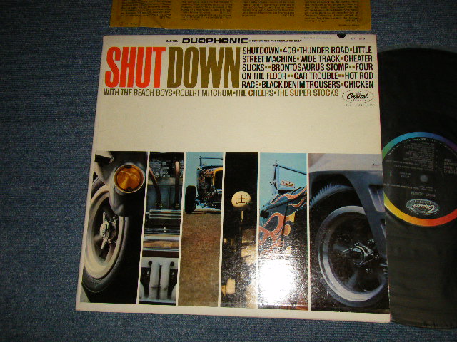 画像1: V.A. Various Omnibus - SHUT DOWN ("LOS ANGELES Press in CA")(Ex+++/MINT- Looks:Ex+) / 1963 US AMERICA ORIGINAL 1st Press "BLACK with Rainbow Label" STEREO Used LP