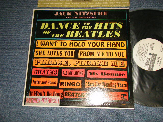 画像1: JACK NITZSCHE - DANCE TO THE HITS OF THE BEATLES (Ex+++/Ex+++ Looks:Ex++ STPOBC) / 1964 US AMERICA ORIGINAL "WHITE LABEL PROMO" MONO Used LP 