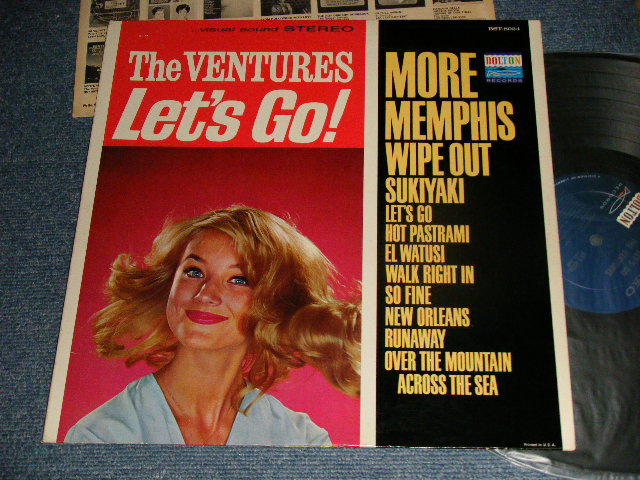 画像1: THE VENTURES - LET'S GO (Ex++/Ex++ SWOBC, EDSP) / 1963 US AMERICA ORIGINAL 1st Press "DARK BLUE with SILVER PRINT Label"  STEREO Used LP
