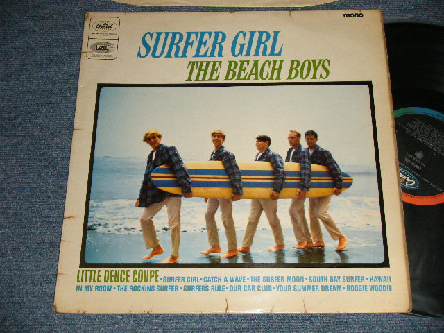 画像1: The BEACH BOYS - SURFER GIRL (Matrix #A)T1-1981-1 1 O B)T2-1981-1 1 G) (Ex+/Ex+)/ 1967 UK ENGLAND ORIGINAL "BLACK with RAINBOW RING Label" "MONO" Used LP