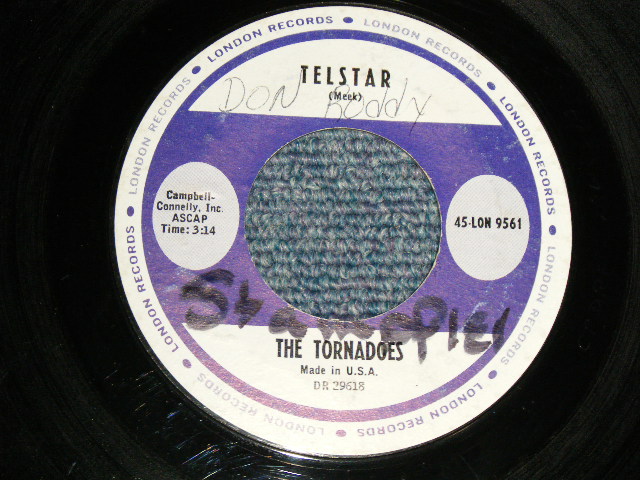 画像1: THE TORNADOS - A)TELSTAR   B)JUNGLE FEVER  (Ex++/Ex++ WOL) / 1962 US AMERICA ORIGINAL Used 7" Single 