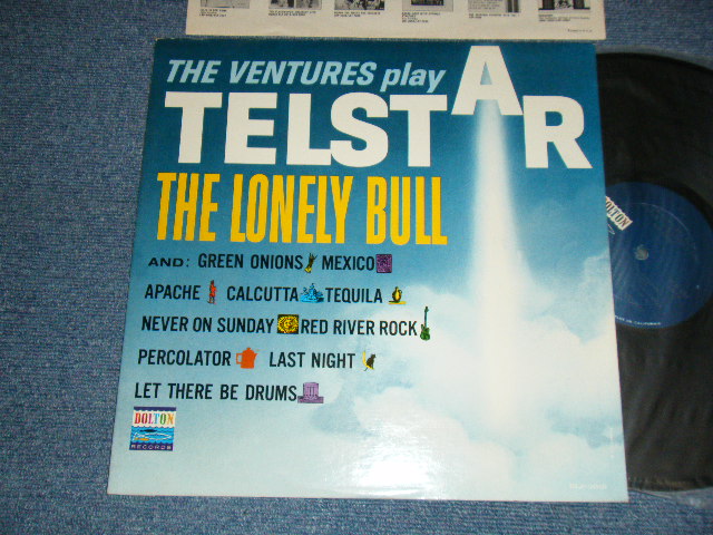 画像1: THE VENTURES - PLAY TELSTAR (Ex++/Ex+++) / 1963 Version US AMERICA RE-PRESS "DARK BLUE With SILVER Print Label" MONO Used LP