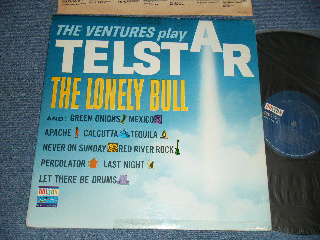 画像1: THE VENTURES - PLAY TELSTAR (Ex++/Ex Looks:Ex++) / 1963 Version US AMERICA RE-PRESS "DARK BLUE With SILVER Print Label" MONO Used LP
