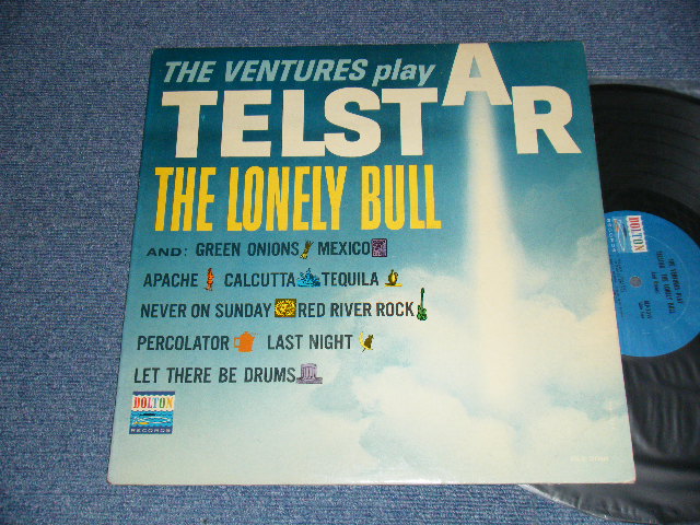 画像1: THE VENTURES - PLAY TELSTAR (Ex++/Ex++) / 1964 Version US AMERICA RE-PRESS "BLUE With BLACK Print Label" MONO Used LP