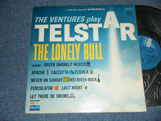 画像1: THE VENTURES - PLAY TELSTAR (Ex++/Ex++ Looks:Ex+ EDSP) / 1964 Version US AMERICA RE-PRESS "BLUE With BLACK Print Label" STEREO Used LP