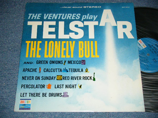 画像1: THE VENTURES - PLAY TELSTAR (Ex++/Ex+++) / 1964 Version US AMERICA RE-PRESS "BLUE With BLACK Print Label" "MIDDLE STEREO Logo on Label"  Used LP