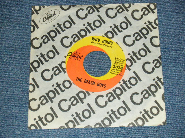 画像1: THE BEACH BOYS - A) WILD HONEY  B)WIND CHIMES  (Ex++/Ex+) / 1968 US AMERICA ORIGINAL Used 7" SINGLE