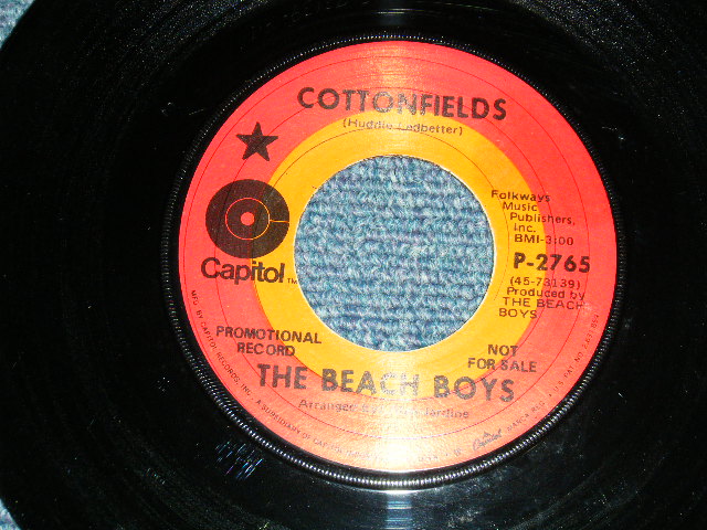 画像1: THE BEACH BOYS - A) COTTONFIELDS   B)THE NEAREST FARAWAY PLACE (Ex++/Ex++) / 1970 US AMERICA ORIGINAL Used 7" SINGLE