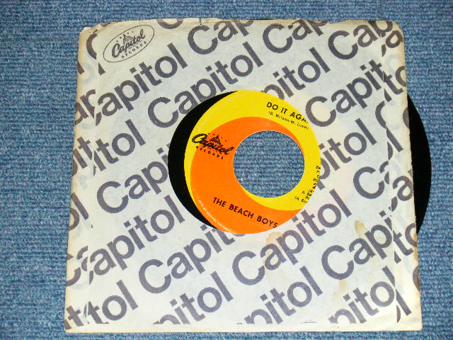 画像1: THE BEACH BOYS - A)DO IT AGAIN  B) WAKE THE WORLD (Ex++/Ex+ WOL) / 1968 US AMERICA ORIGINAL Used 7" SINGLE