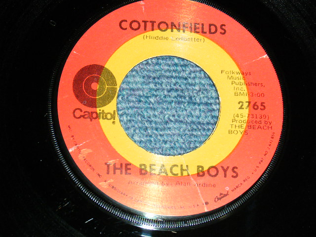 画像1: THE BEACH BOYS - A) COTTONFIELDS   B)THE NEAREST FARAWAY PLACE (Ex-/Ex-) / 1970 US AMERICA ORIGINAL Used 7" SINGLE