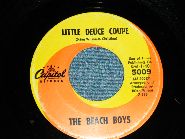 画像3: THE BEACH BOYS - A) SURFER GIRL  B)LITTLE DEUCE COUPE  (Ex+/Ex+) / 1963 US AMERICA ORIGINAL Used 7" SINGLE