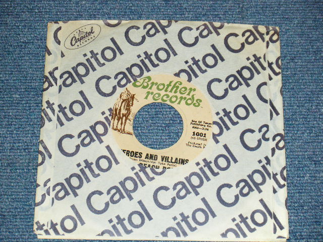 画像2: THE BEACH BOUS - A) HEROES AND VILLAINS   B) HEROES AND VILLAINS (YOU'RE WELCOME) "First pressing with "Ken Lockert Engineered it" misprinted on the label." (Ex/Ex-) / 1967 US AMERICA ORIGINAL "MISS PRINT LABEL / SAME TITLE on B-SIDE" Used 7" Single