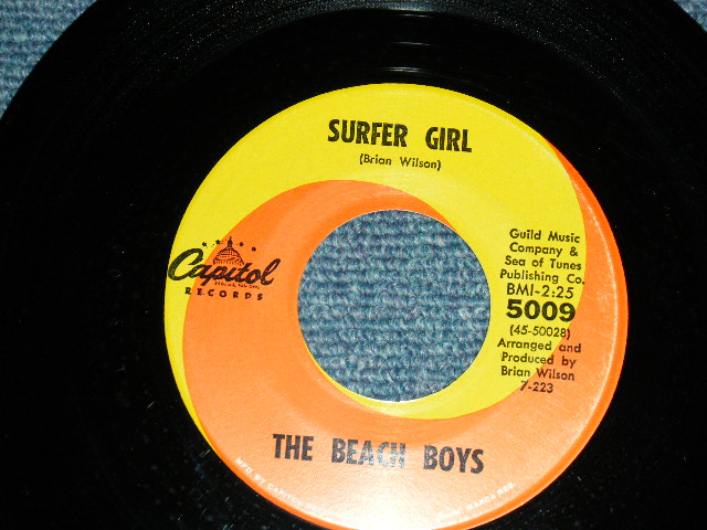 画像3: THE BEACH BOYS - A) SURFER GIRL  B)LITTLE DEUCE COUPE  (Ex+++/MINT-) / 1963 US AMERICA ORIGINAL Used 7" SINGLE