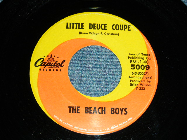 画像4: THE BEACH BOYS - A) SURFER GIRL  B)LITTLE DEUCE COUPE  (Ex+++/MINT-) / 1963 US AMERICA ORIGINAL Used 7" SINGLE