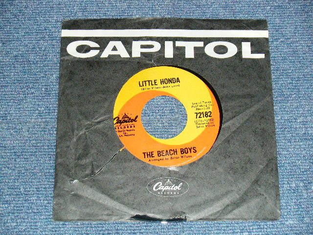 画像2: THE BEACH BOYS - A) WHEN I GROW UP   B) LITTLE HONDA (Ex++/Ex++) /  1964 CANADA ORIGINAL Used 7" Single