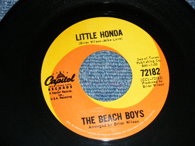画像5: THE BEACH BOYS - A) WHEN I GROW UP   B) LITTLE HONDA (Ex++/Ex++) /  1964 CANADA ORIGINAL Used 7" Single
