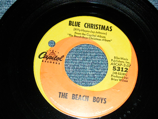 画像3: THE BEACH BOYS - A)THE MAN WITH ALL THE TOYS   B)BLUE CHRISTMAS  (Ex++/Ex++) / 1964 US AMERICA ORIGINAL "PROMPO BB HOLE" Used 7" SINGLE