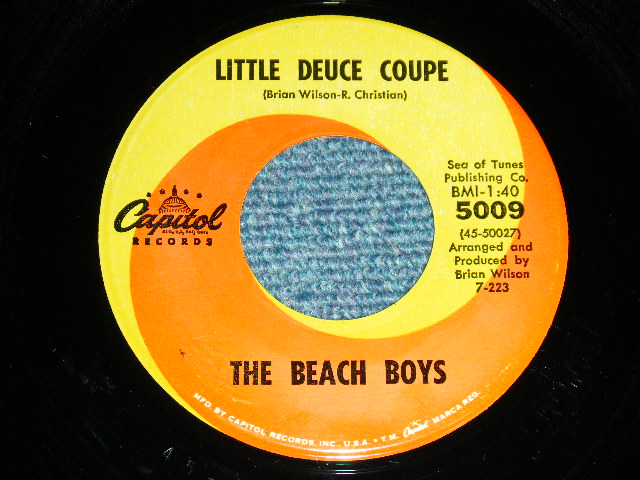 画像4: THE BEACH BOYS - A) SURFER GIRL  B)LITTLE DEUCE COUPE  (Ex++/Ex++) / 1963 US AMERICA ORIGINAL Used 7" SINGLE