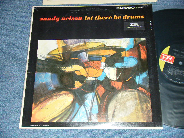 画像1: SANDY NELSON -  LET THERE BE DRUMS (Ex+++/Ex+++ Looks:Ex++)  / 1966 Version US AMERICA  "3rd Press BLACK with GREEN  label" STEREO  Used  LP 
