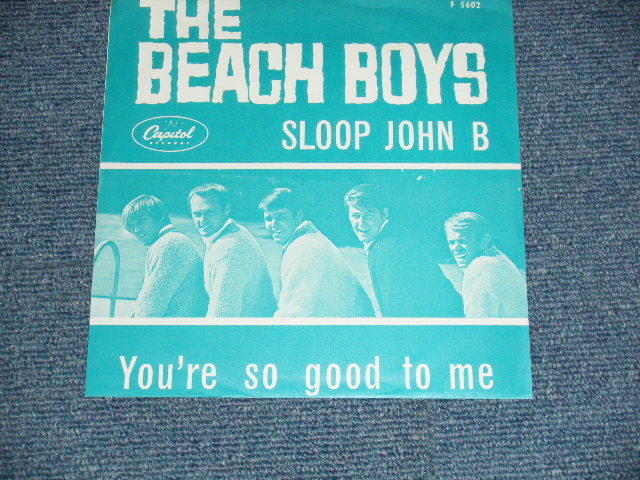 画像1: THE BEACH BOYS - A)SLOOP JOHN B.   ((MINT-/Ex++) / 1966 HOLLAND ORIGINAL Used 7" SINGLE With PICTURE COVER