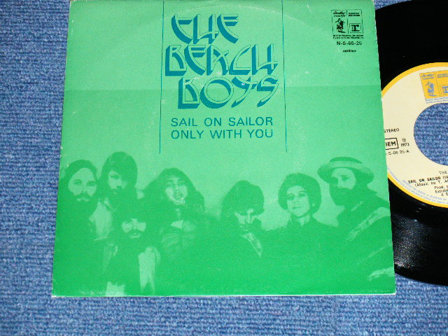 画像1: THE BEACH BOYS - A) SAIL ON SAILOR   B) ONLY WITH YOU(Ex++/MINT-)  / 1973 PORTUGAL ORIGINAL Used 7" Single With PICTURE SLEEVE